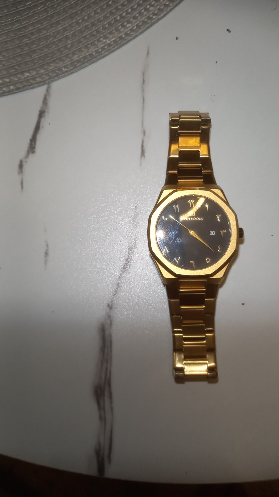 Premium Vava Voom Gold Edition – Stunning Watch with Arabic Indices – Timeless L