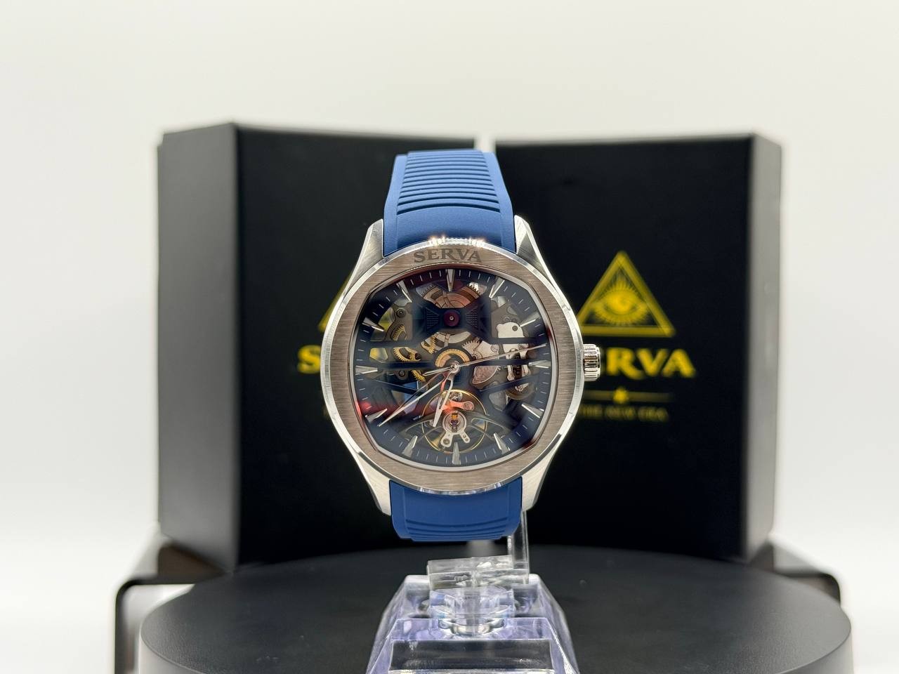 SERVA® Serva® Neptune Blue – Automatic