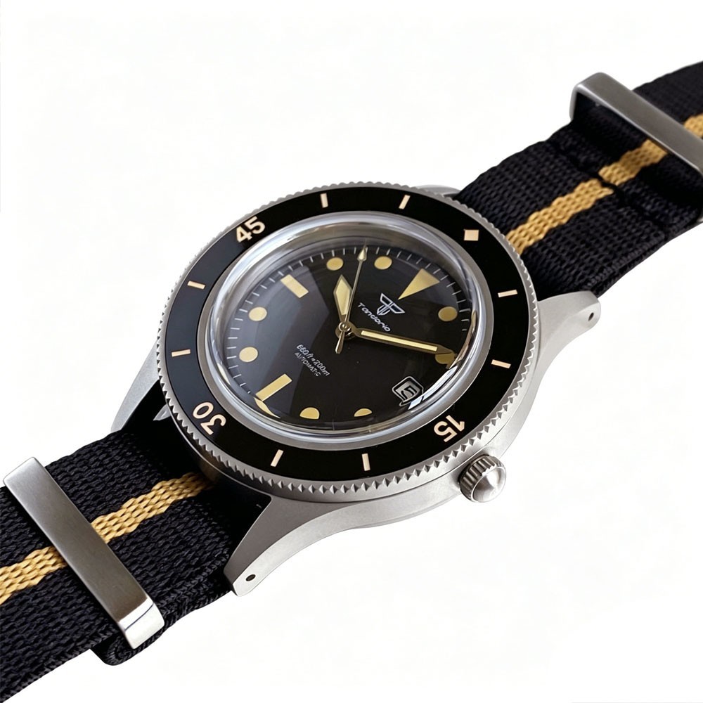 50-Fathoms 40mm Lume Retro Diver Automatic NH35A Miyota8215 Watch Domed Sapphire