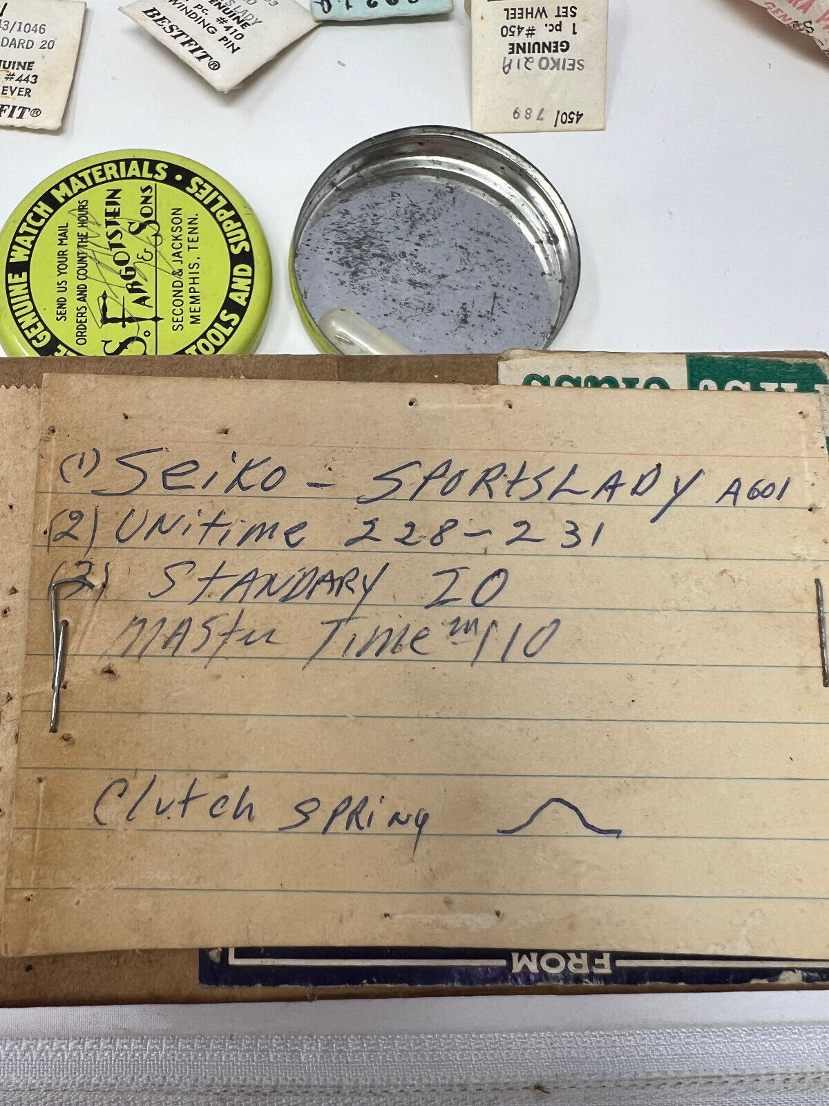 Seiko sportlady a601 unitime standary 228-231 Repair lots for watch