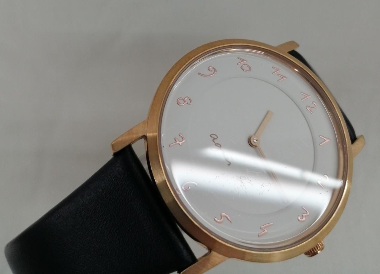 AGNES B Quartz Analog Watch Used