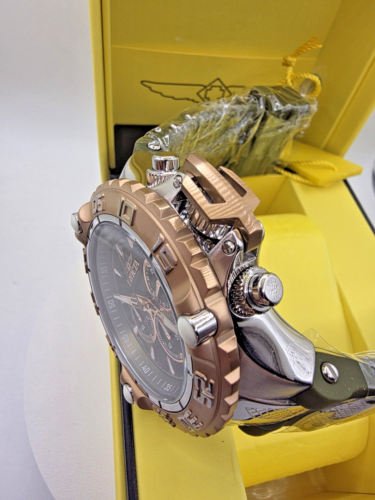 Invicta Subaqua Poseidon Men’s Watch – 55.4mm, Olive Green, Steel (48555)