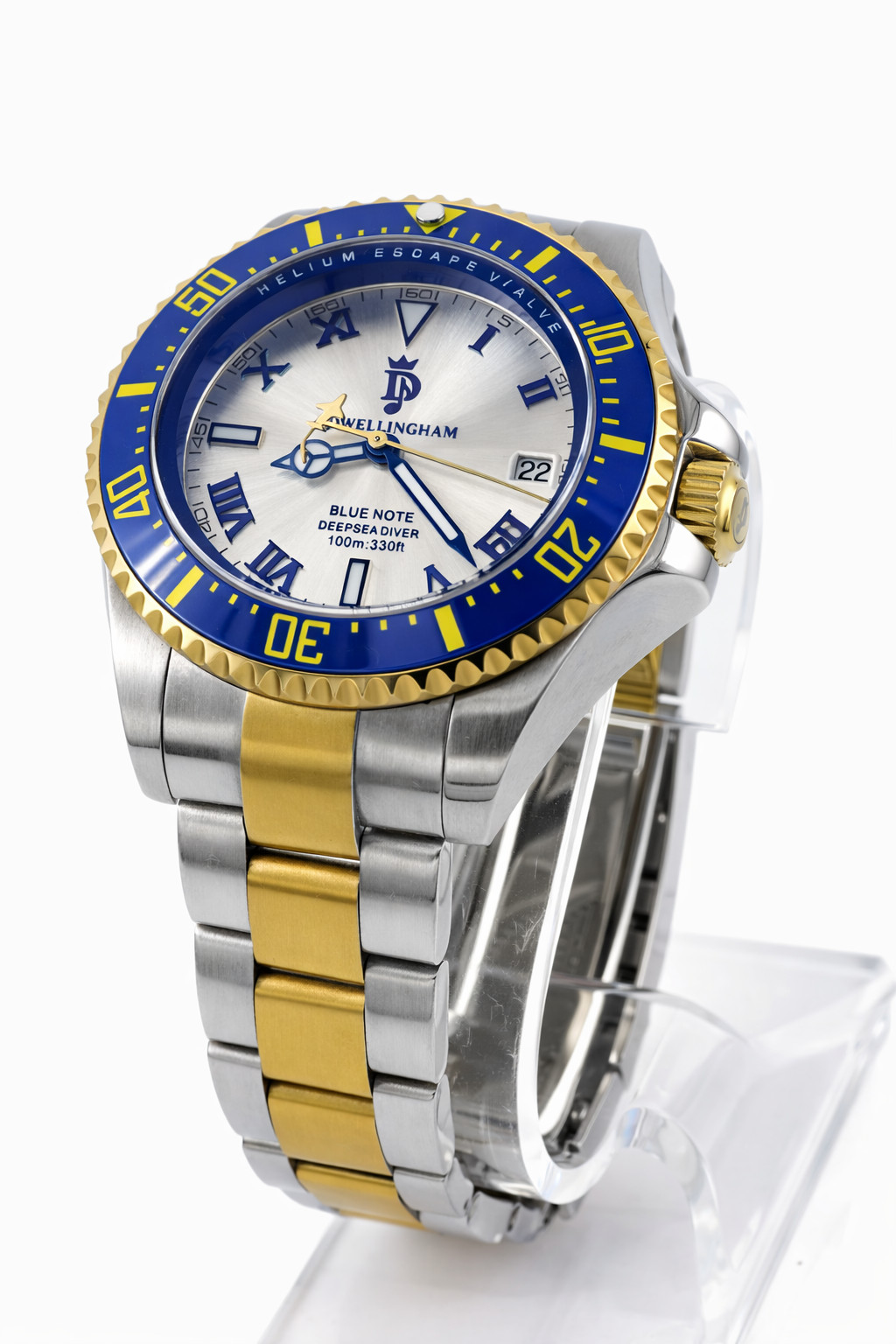 Dwellingham Watch Co. Blue Note 44mm Deep Sea Diver Automatic Tribute Edition