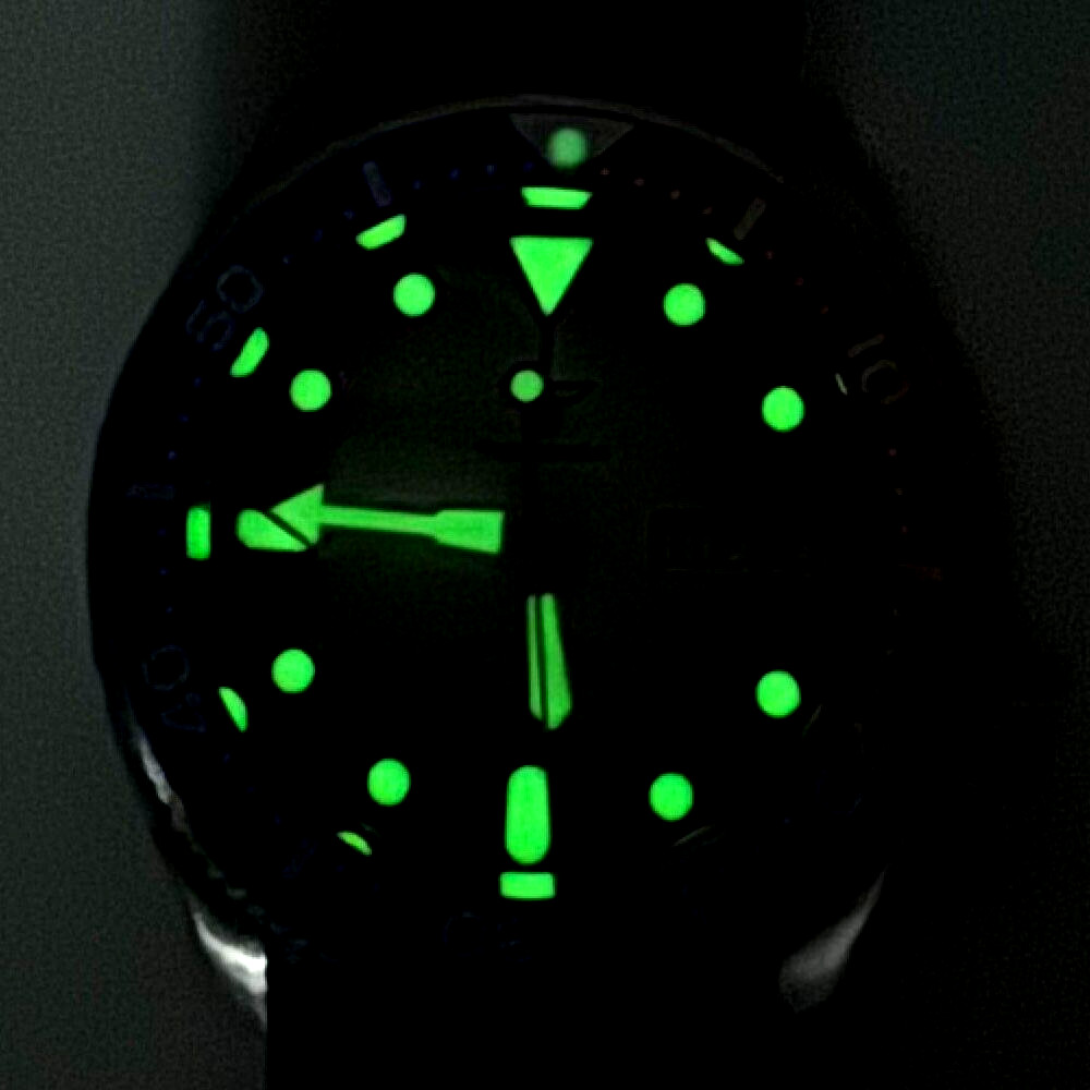Small SKX 37mm NH36 Diving Mechanical Watch Men Week Day 120 click Ceramic Inset