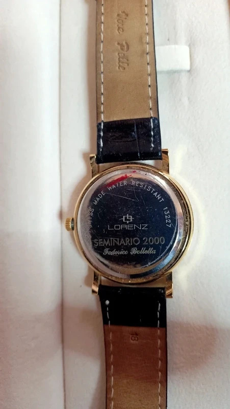 «LORENZ WATCH Seminario 2000 Federico bolletta» mod. 13227-NIB