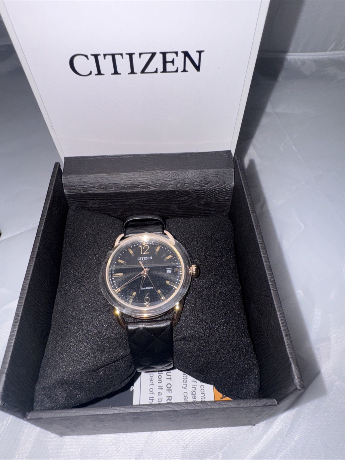 Citizen Eco-Drive Black Womans Watch – FE6083-13E