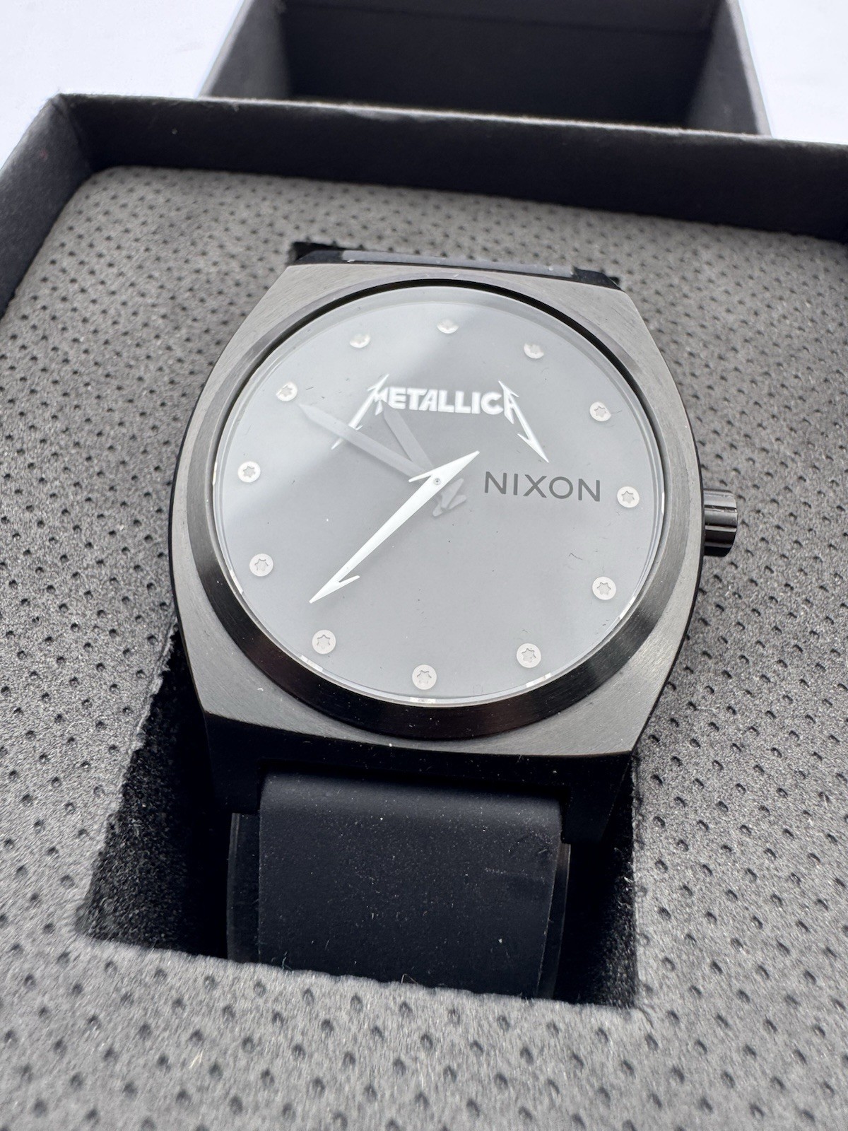 Metallica Nixon Timeteller All Black Watch New In Box