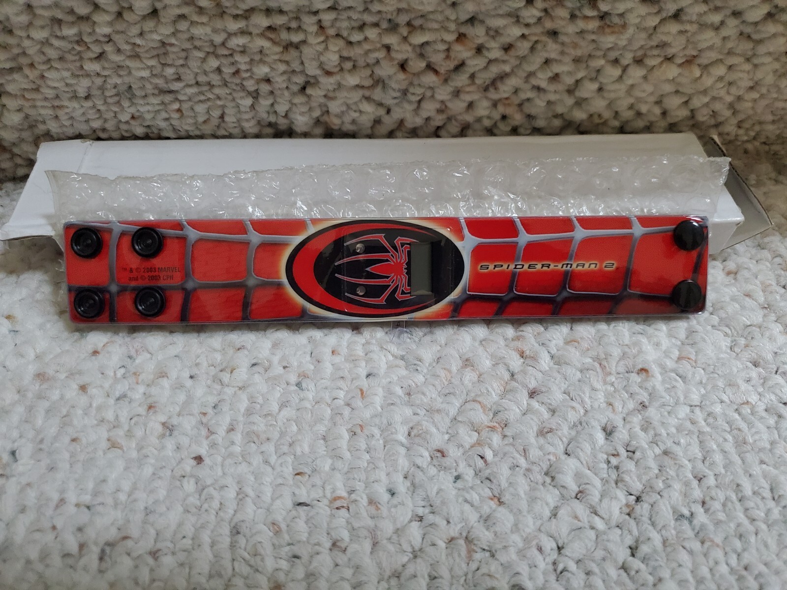 Kellog’s Cereal Mail Away ‘Spiderman 2’ LCD Digital Wrist Watch! New