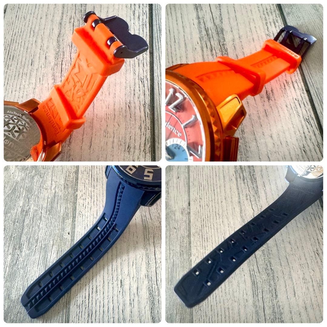 Tendence Gulliver Round TY146104 Wristwatch Blue Orange 51mm