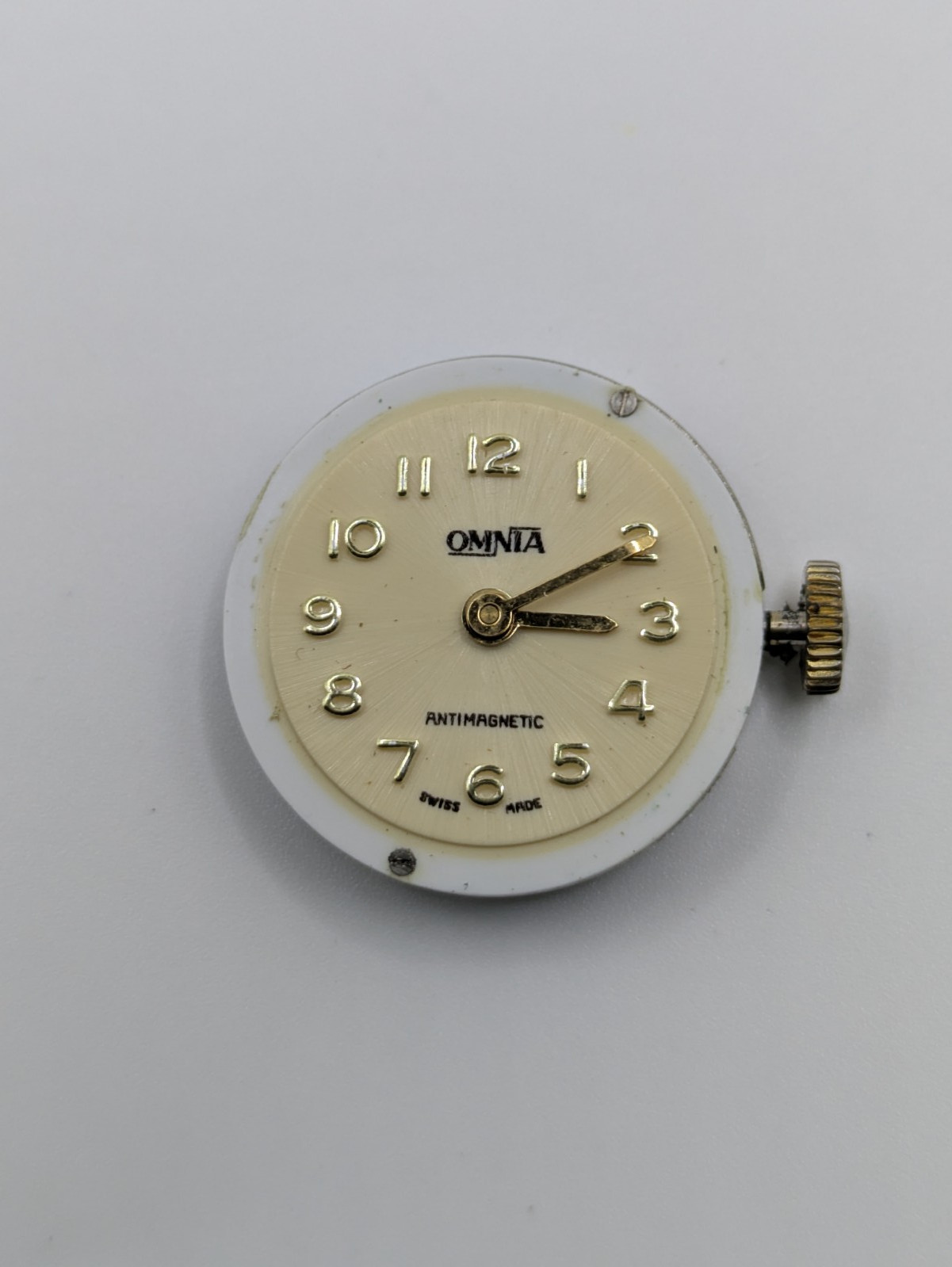 Omnia BFG 910 Gisiger-Greder Son Manual Watch 1Jewel Swiss Parts Untested 22.8mm
