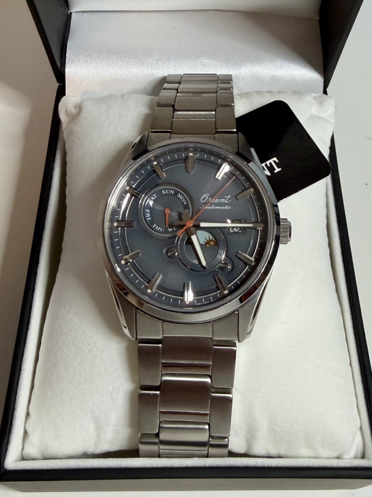 Orient Stretto Sun & Moon 75th Ann. Limited Automatic Men’s Watch RA-AK0311N