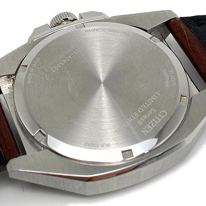 CITIZEN Series 8 NB6011-11W Automatic Watch Brown Leather