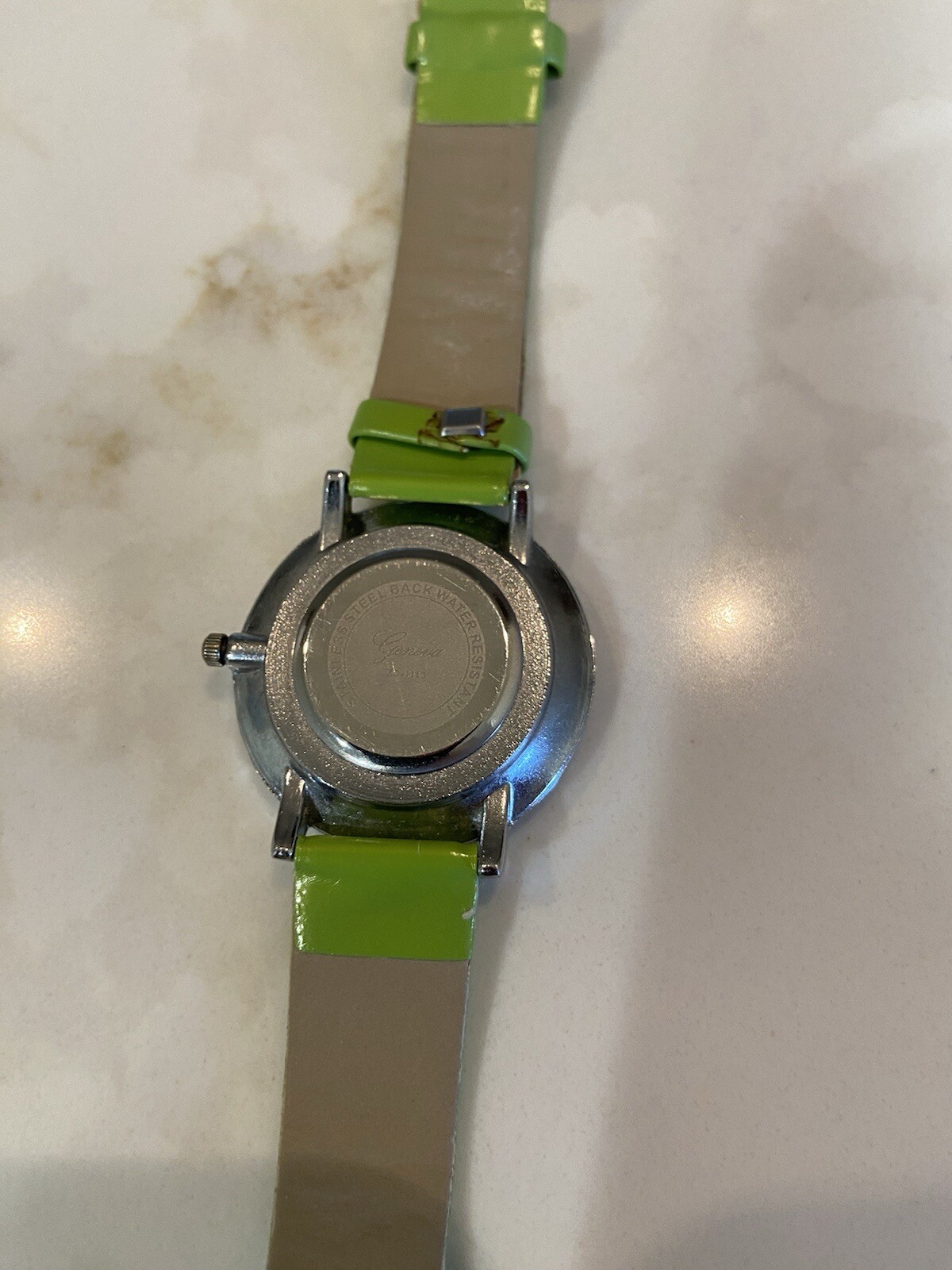 Green Geneva Bangle Watch New Battery Works Great Take A Look
