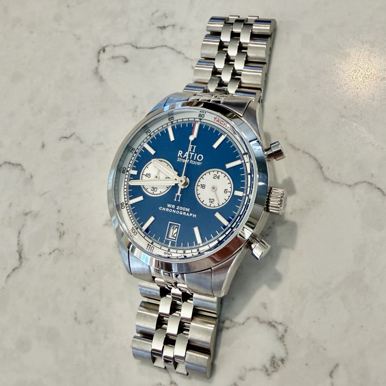 RATIO Street Racer Reverse Panda Chronograph