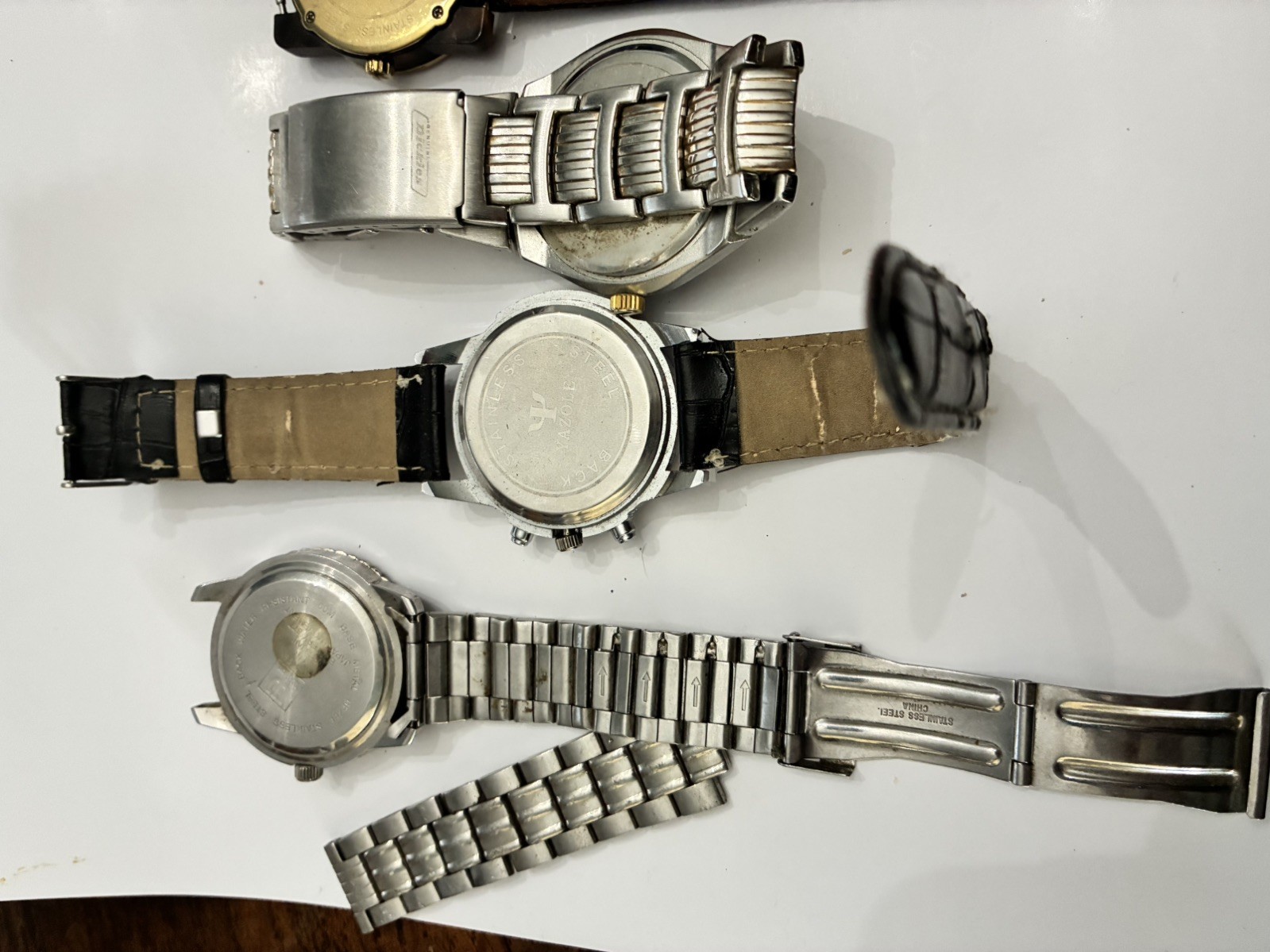 Bag of Watches, Various Brands, Parts/pieces, Condition AS-IS