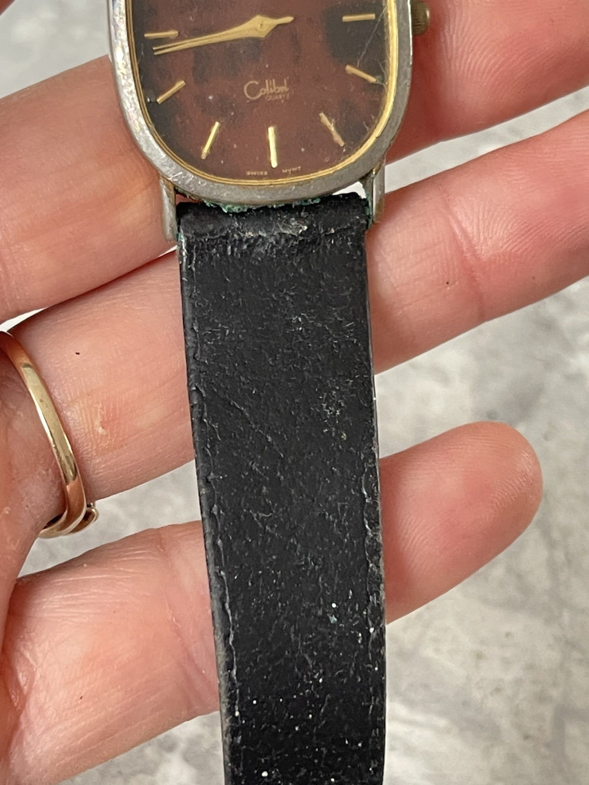 Colibri London Vintage/Retro Swiss Quartz Gold Metal Wristwatch Watch Swiss 915
