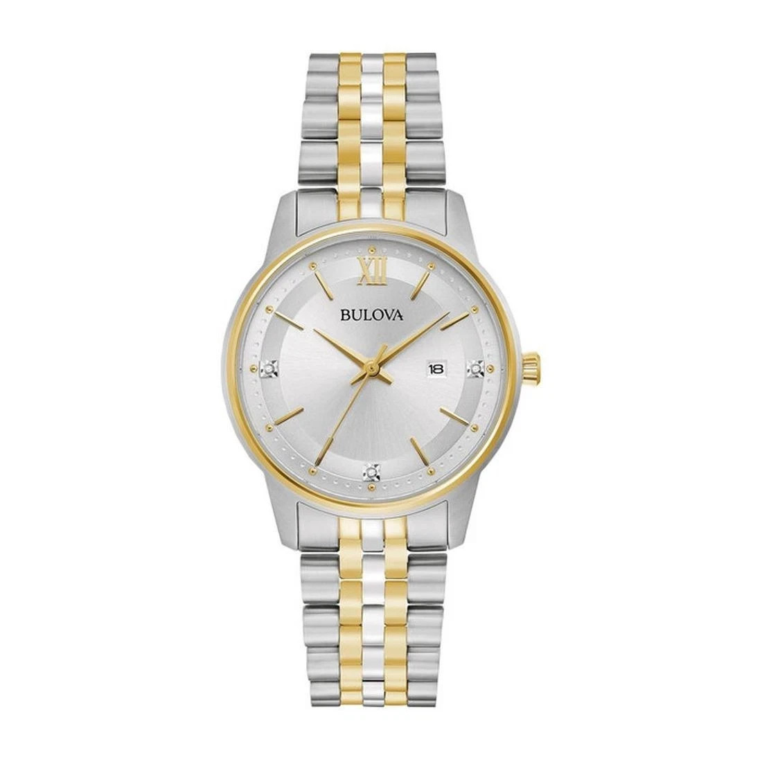 Bulova Classic Women’s Silver Dial Quartz Watch 98P197