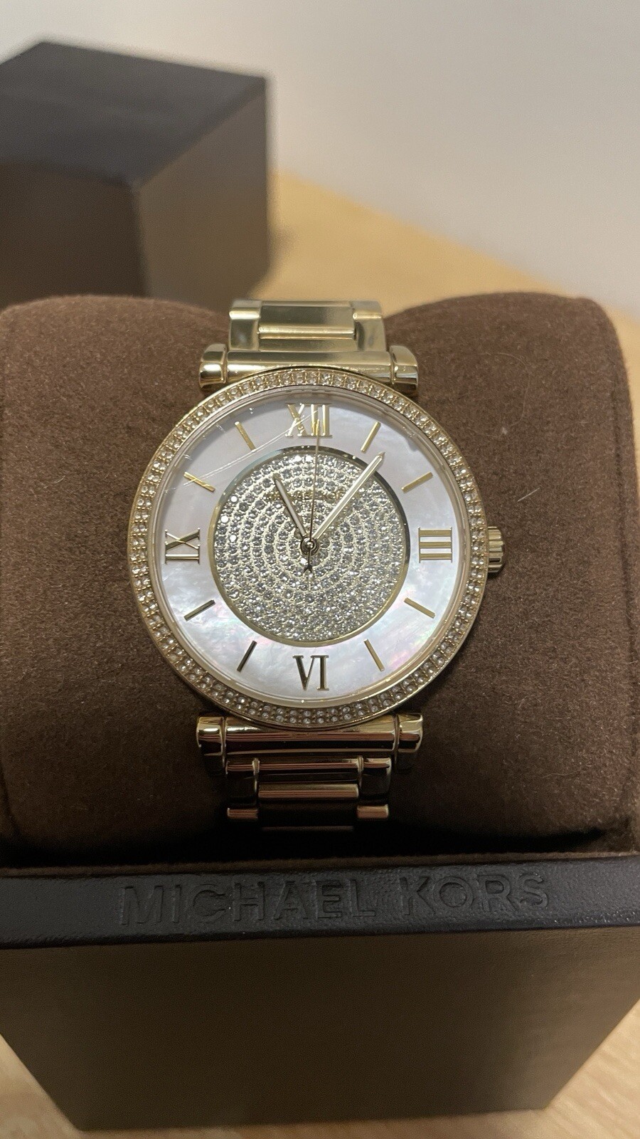Michael Kors MK-3332 Gold Plated Watch