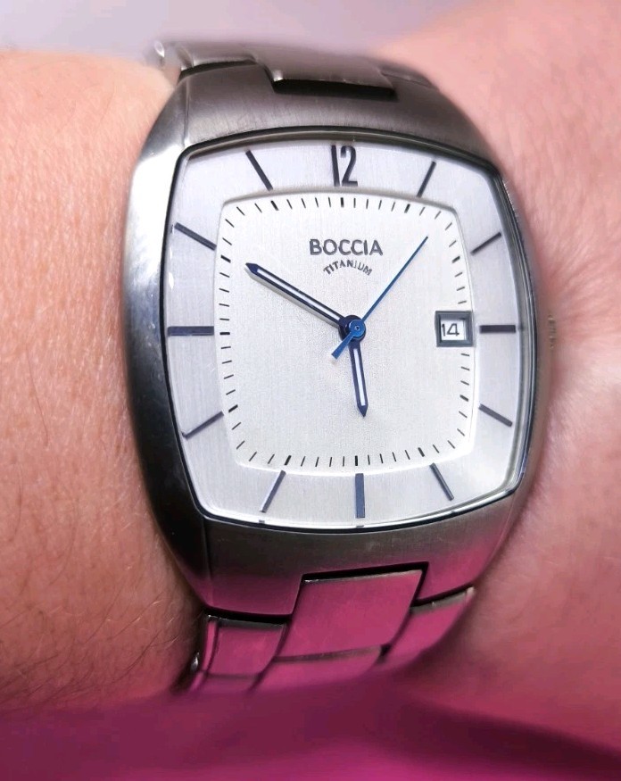 Vintage Boccia Mens Titanium Watch Quartz