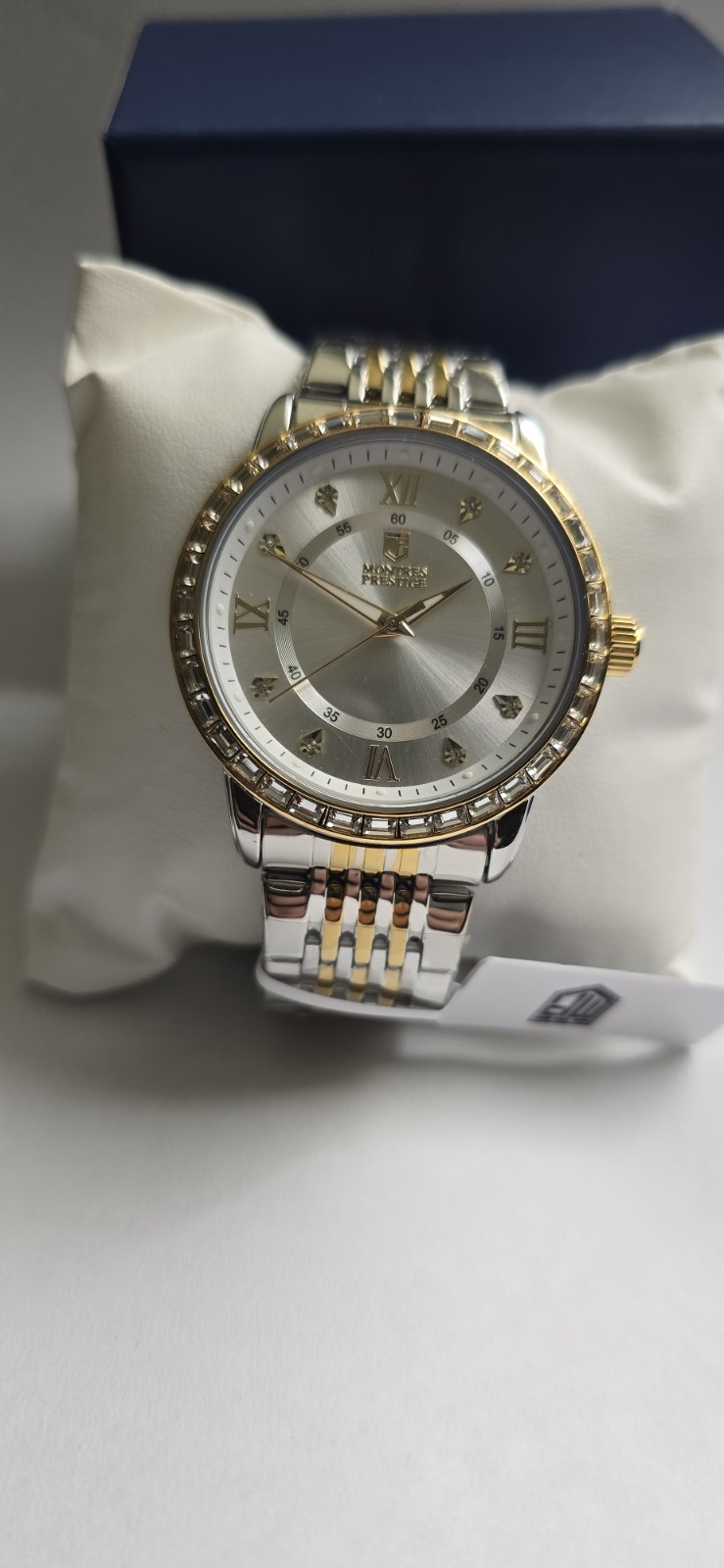 Montres Prestige x Invicta Men’s 45mm Two Tone Watch Crystal Bezel MPW-0239 NIB