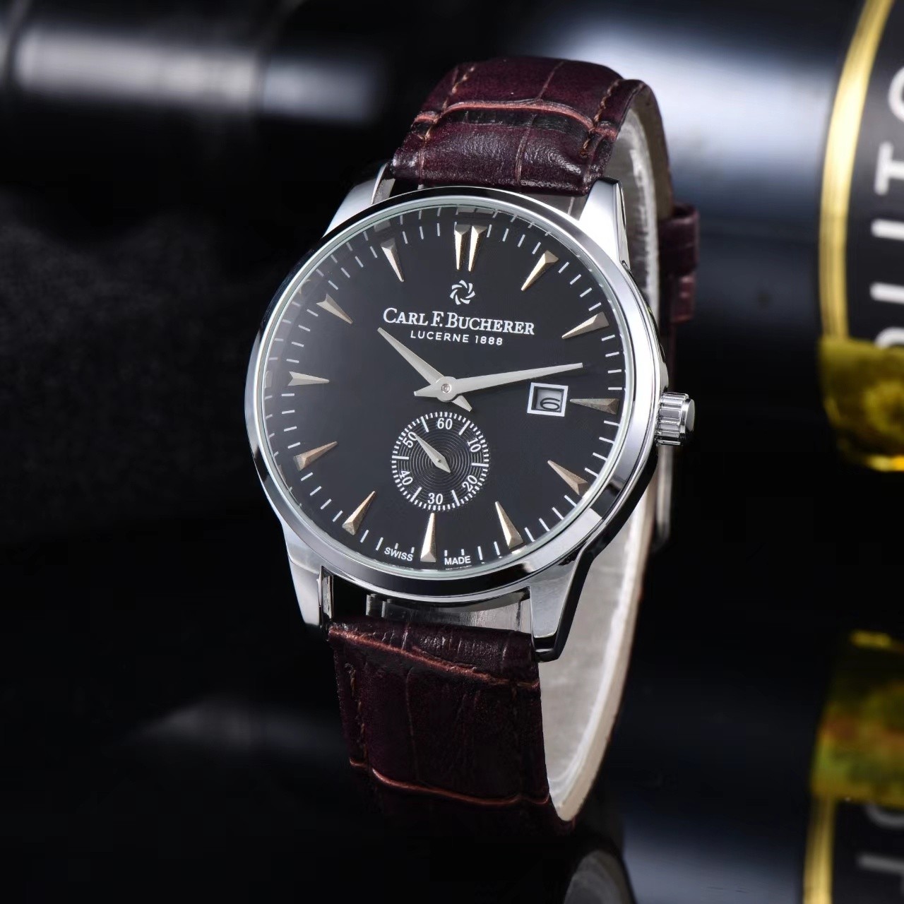 Carl F. Bucherer Multi-Function Watch All Dial Functions Perfect Working