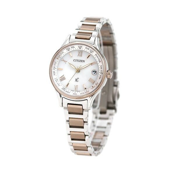 Citizen Watch Ladies EC1165 51W Cross Sea Eco Drive Radio Controlled Titania Lin
