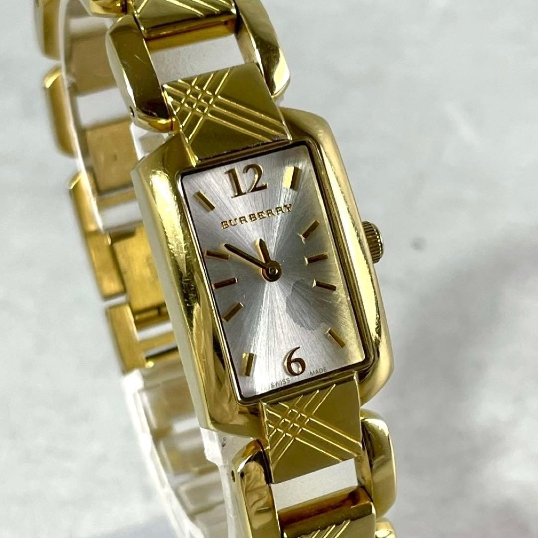 Burberry BU4213 Square Gold Watch Women Quartz Japan 071386