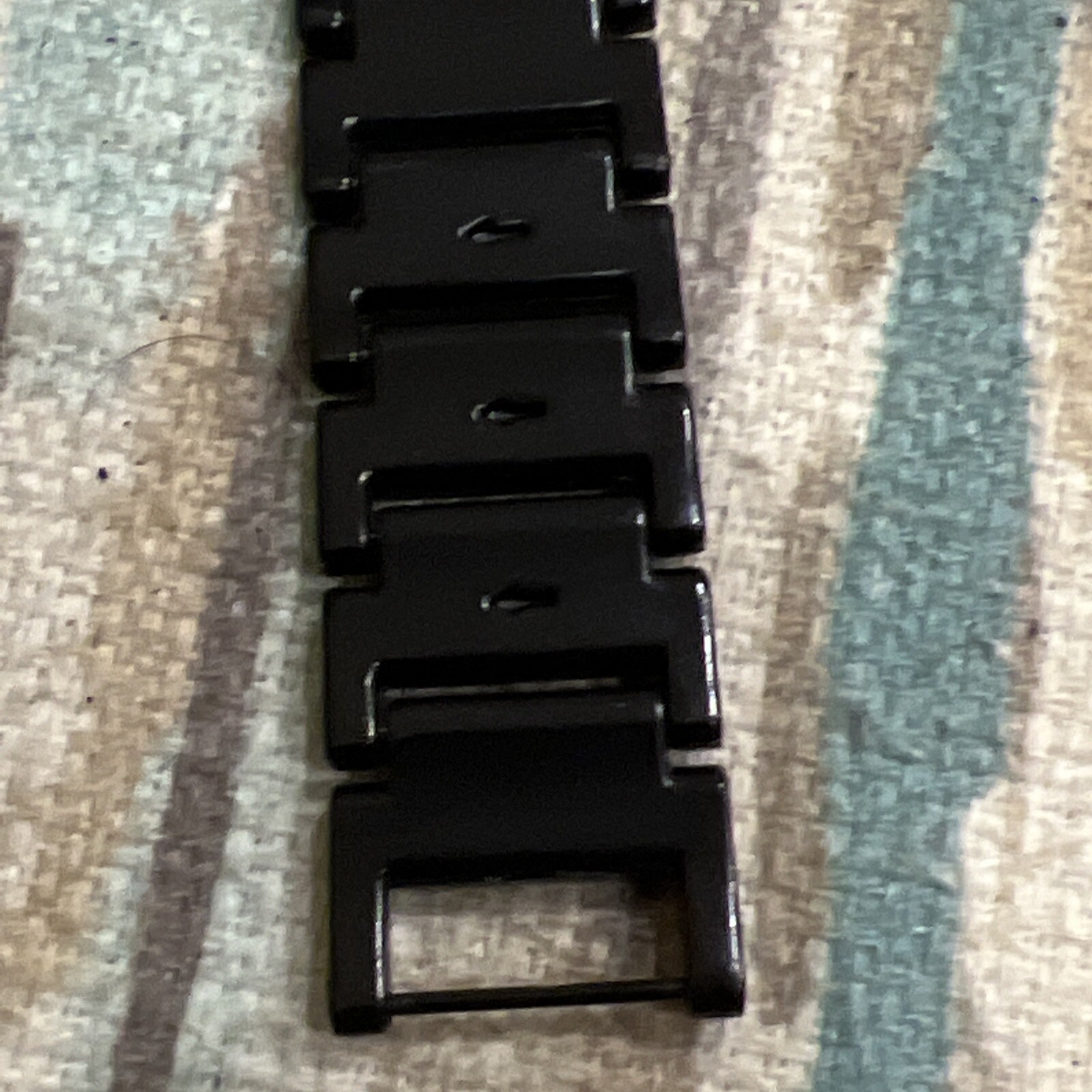 Steve Madden SMW551 Men Analog Black-Tone Stainless Steel BLACK Dial Watch