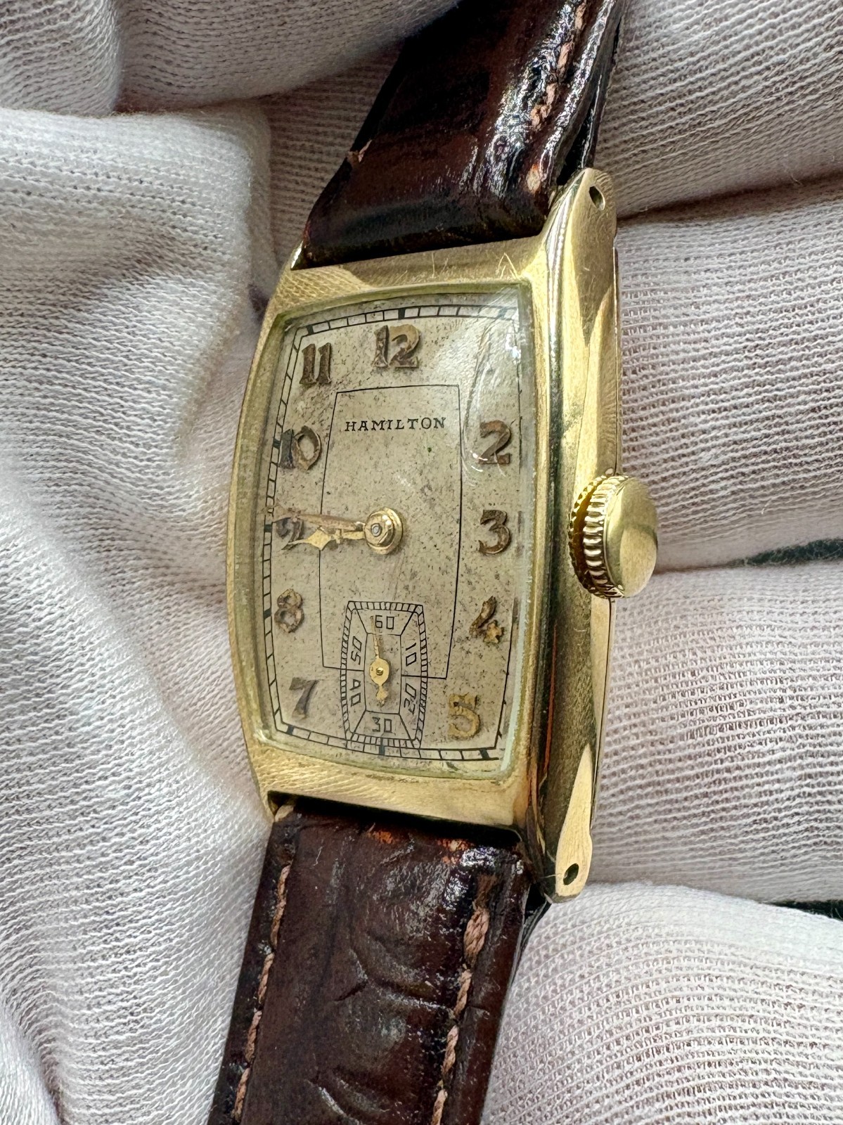 Serviced | Vintage Hamilton Art Deco 17 Jewel Cal.980 | Serviced | 14K Gold Fill