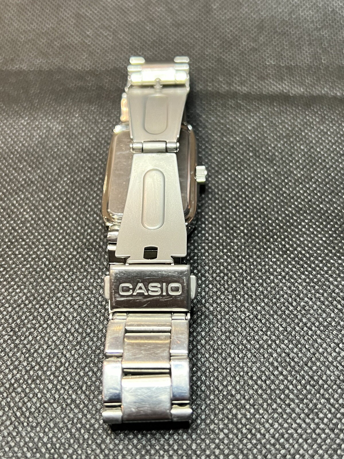 Casio MTP-1165 Men’s Deep Blue Metallic Dial Watch.
