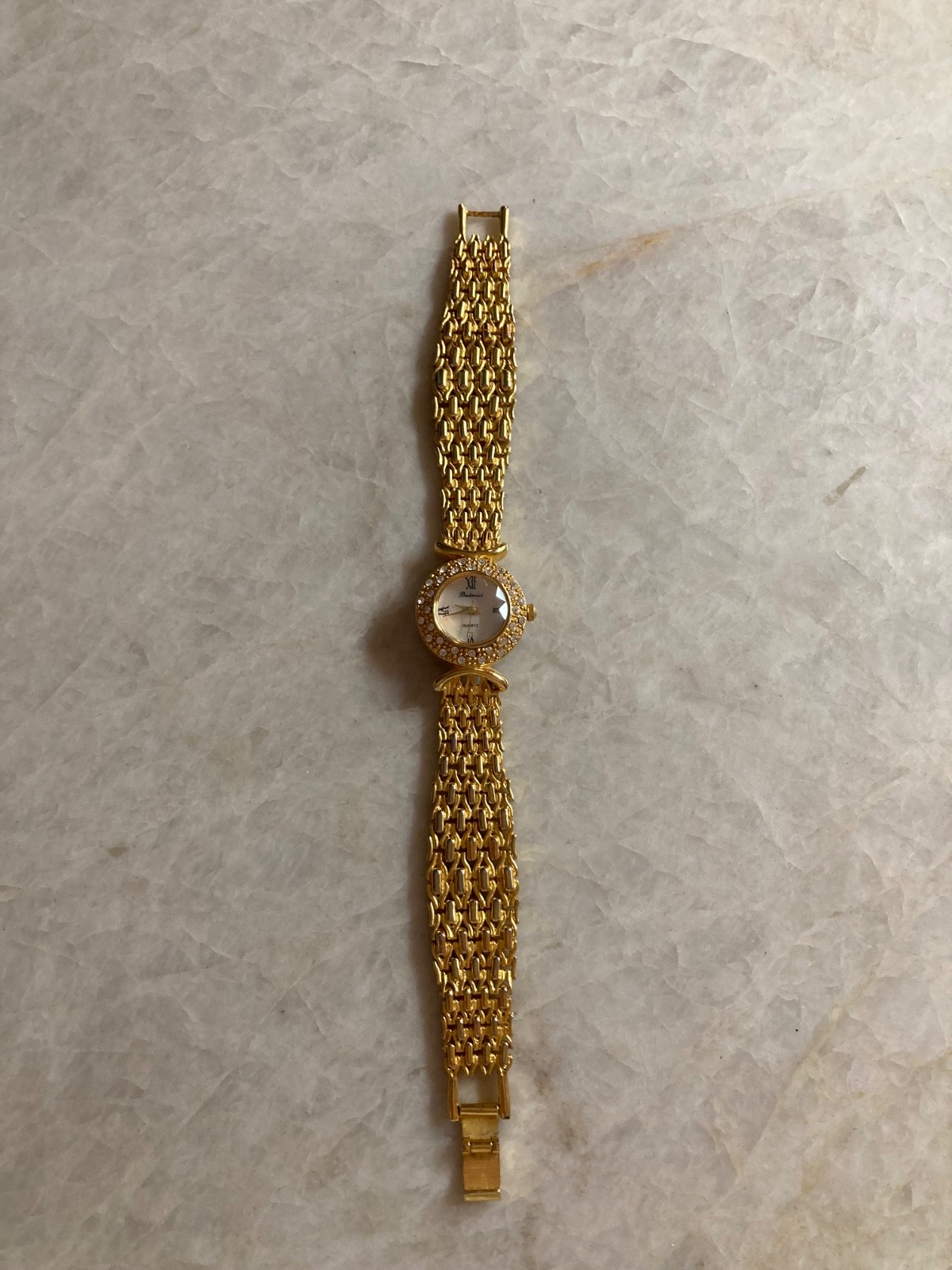 VTG Badavici Women’s Gold Tone Watch Not Working See Description