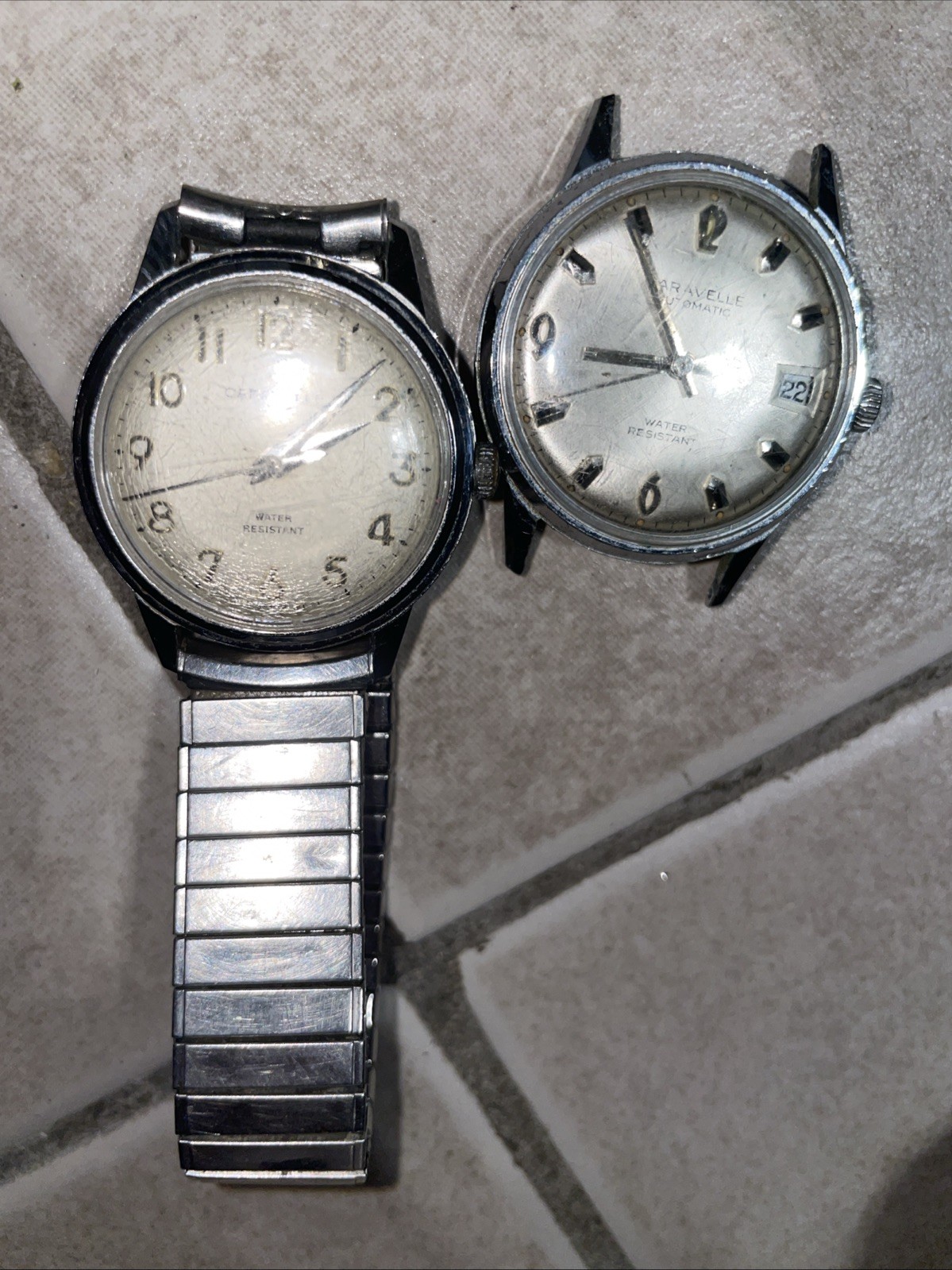 2-Caravelle Watches One Working See Pictures