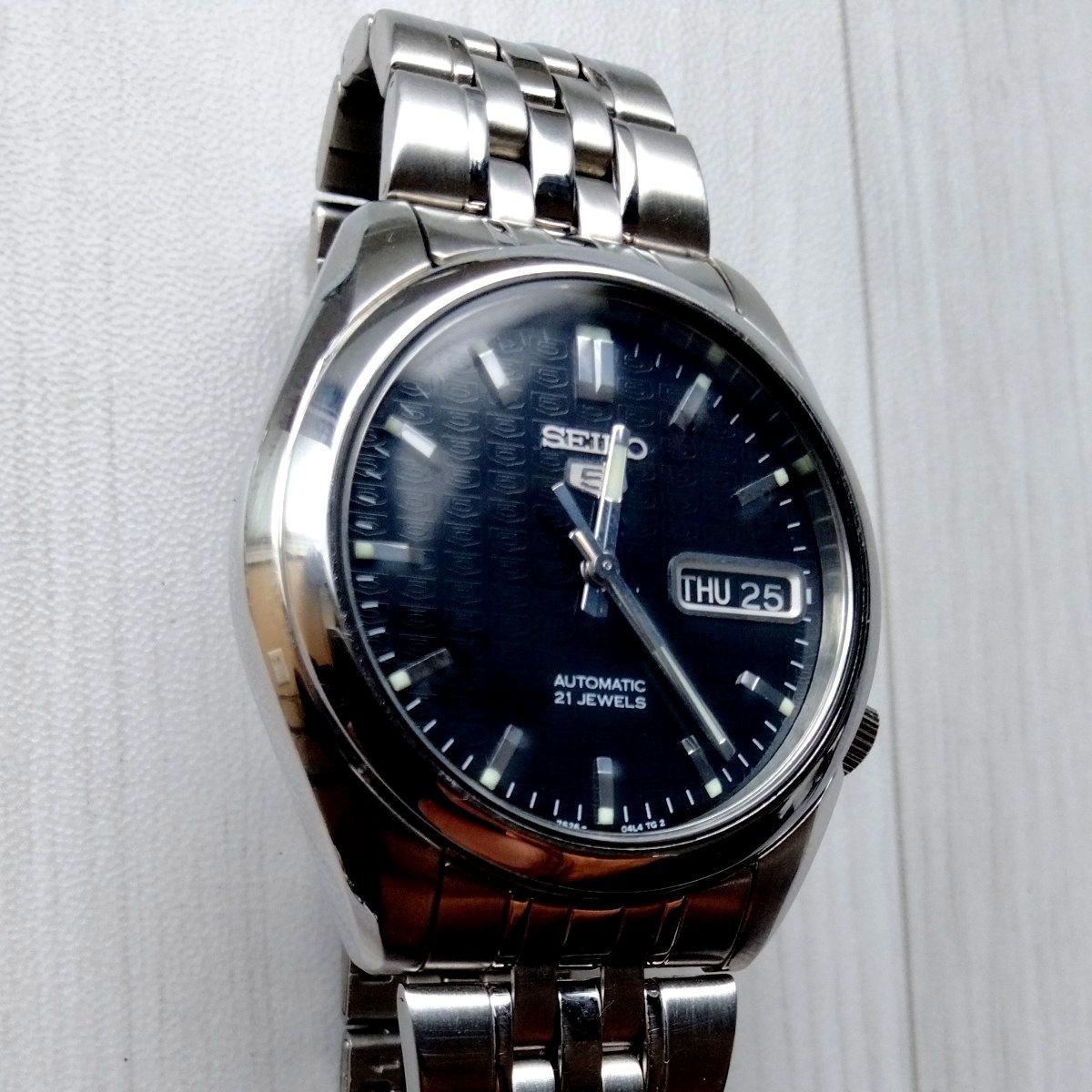 SEIKO 5 Seiko Five Automatic SNK361K1 Transparent Back 5 Logo Monogram Design Di