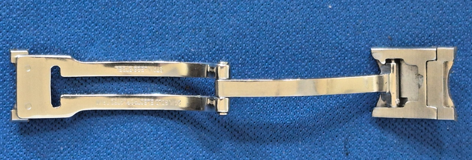 Ebel Ladiess Watch Band Deployment Clasp Buckle 18K and Steel Authentic Genuine