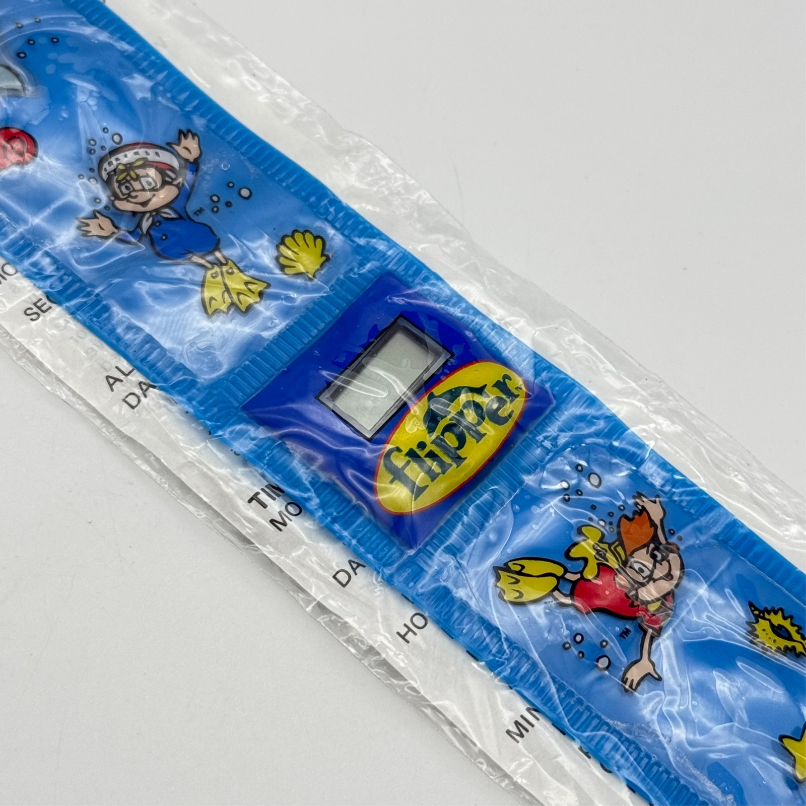 Vintage NOS 1996 Flipper Kellogg’s 40th Anniversary 90’s Digital Watch Bracelet