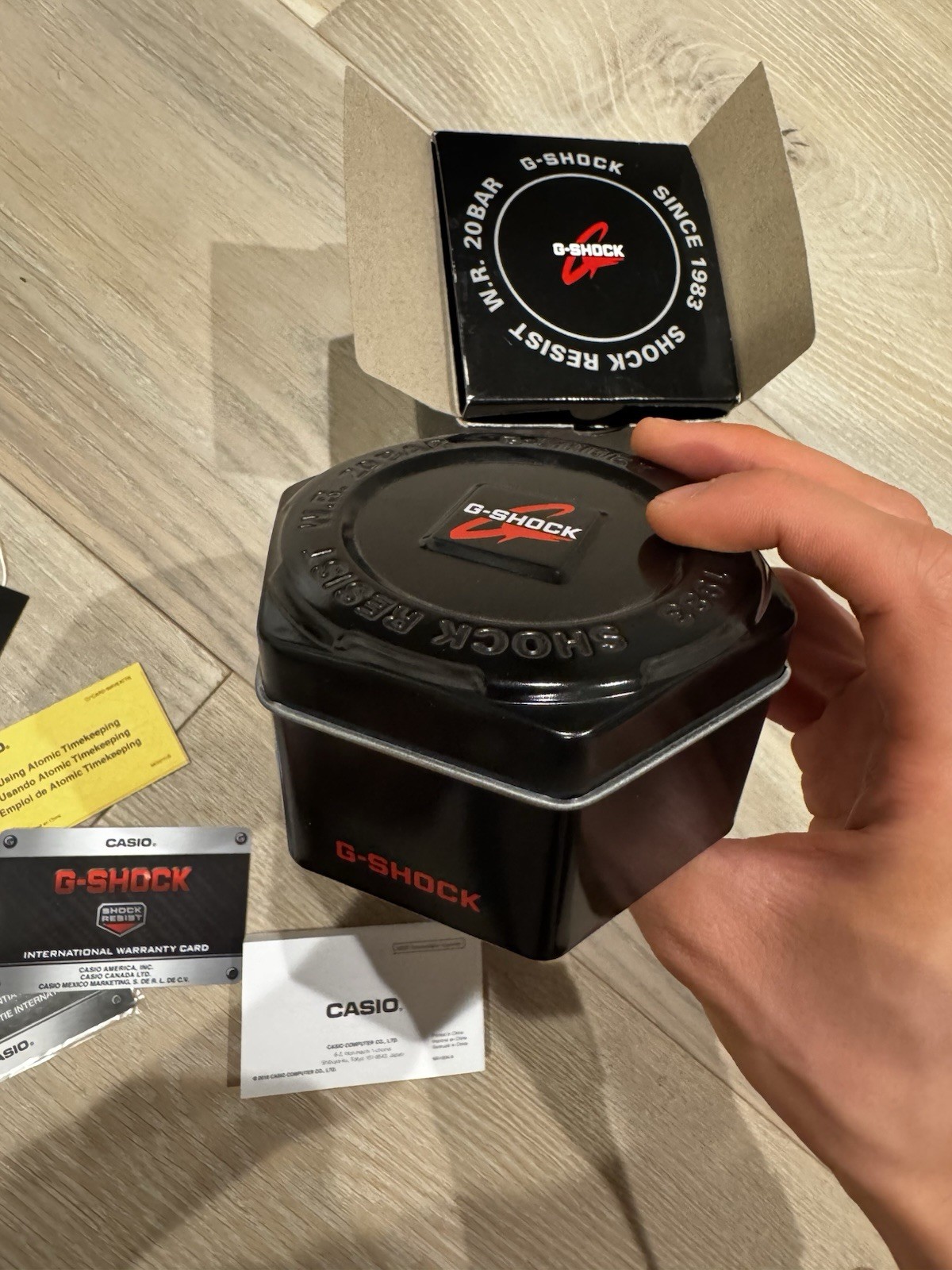 Casio G-Shock AWG-M100 Multiband 6 Tough Solar Water Resistant 20 BAR Black 5230