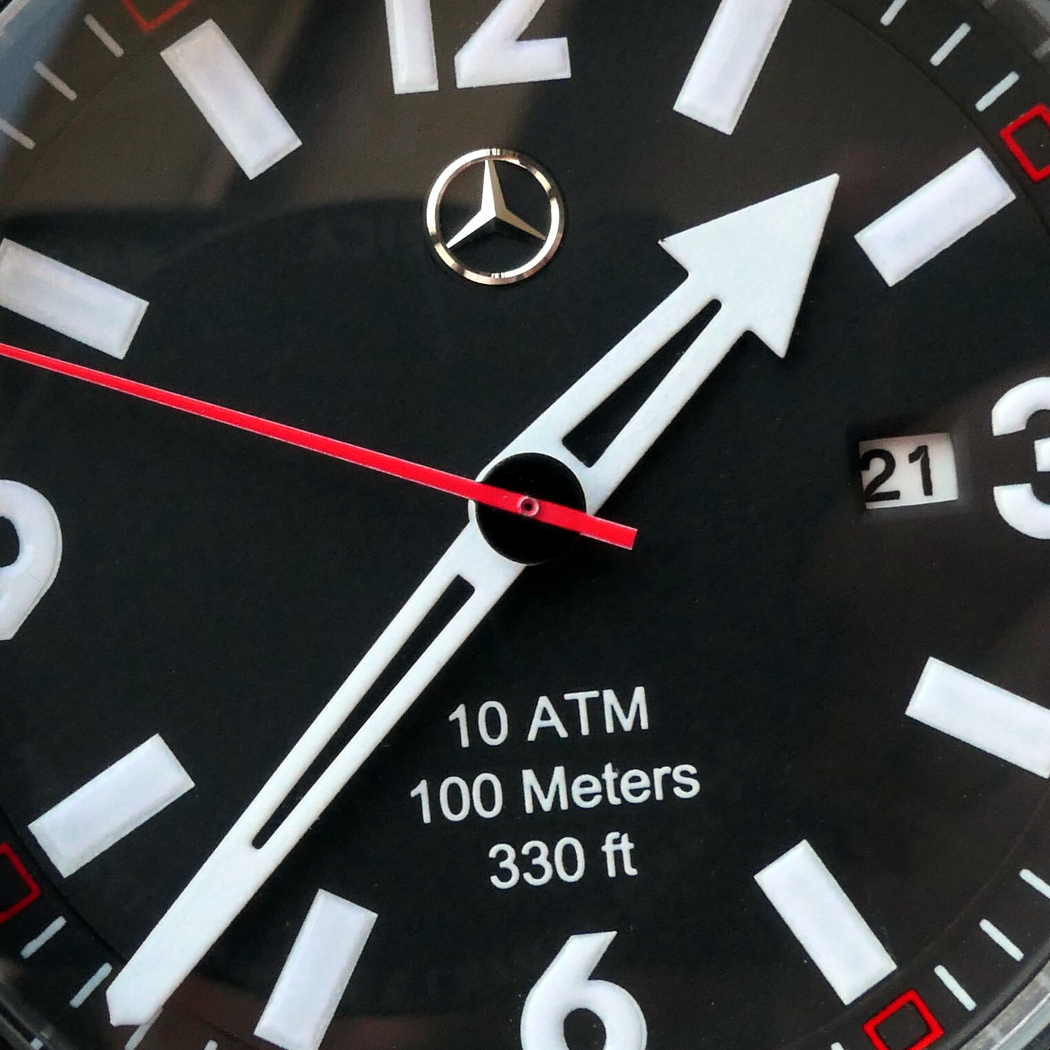 Mercedes Benz Motorsport Racing AMG DTM Pilot Aviator Sport Car Accessory Watch
