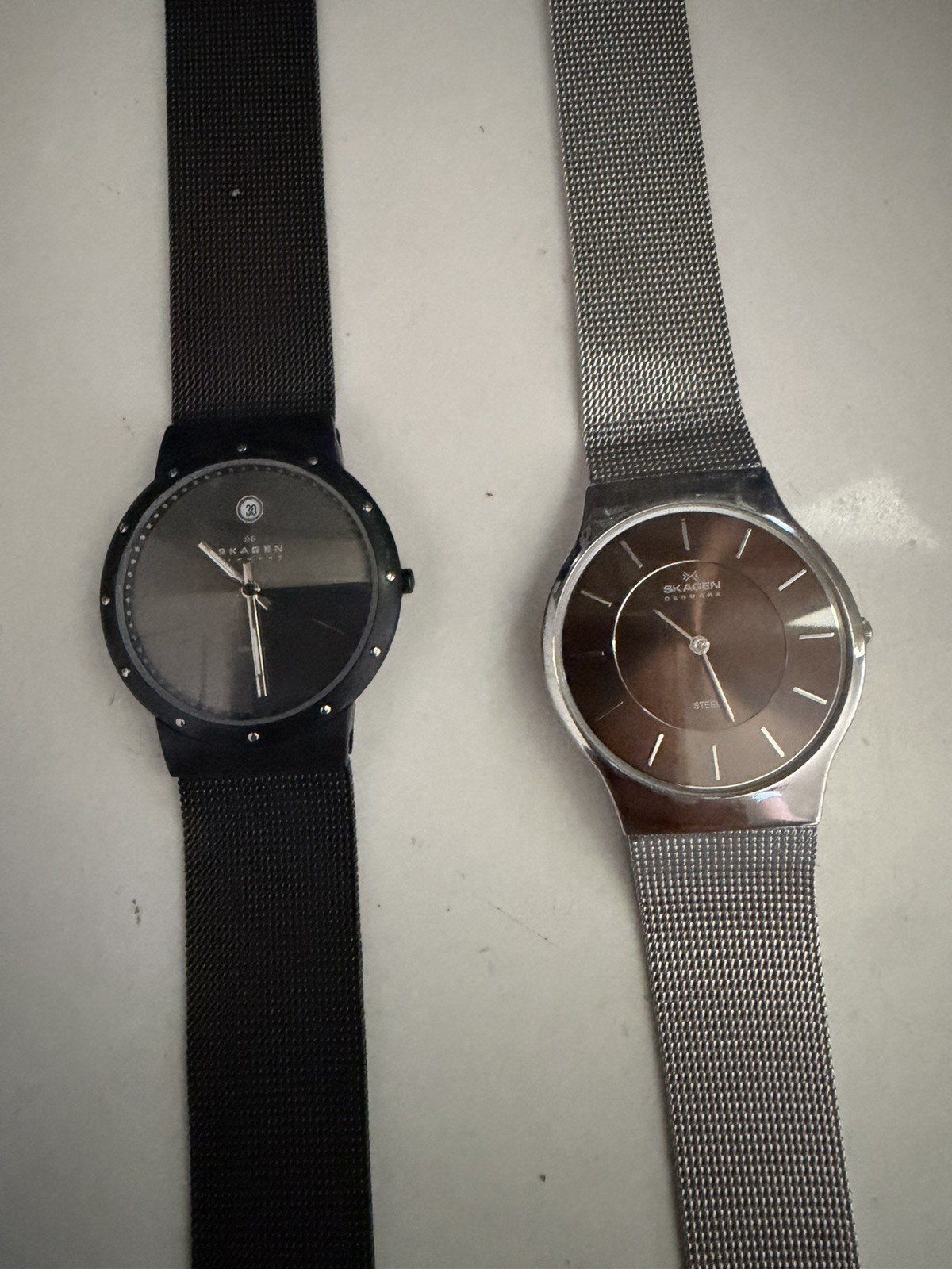 Lots of 2 Unisexe Skagen Watches Skagen Denmark & Skagen Quartz
