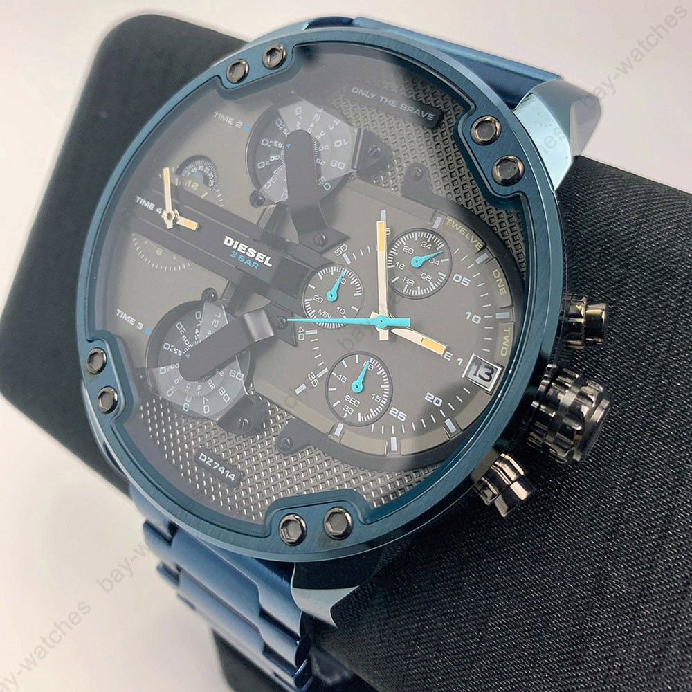 Diesel DZ7414 Mr. Daddy Black Dial Chronograph Stainless Steel Men’s Watch