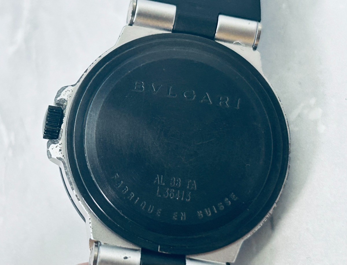 BVLGARI aluminum AL38TA Date Silver Dial Automatic Men’s Watch Fast Shipping
