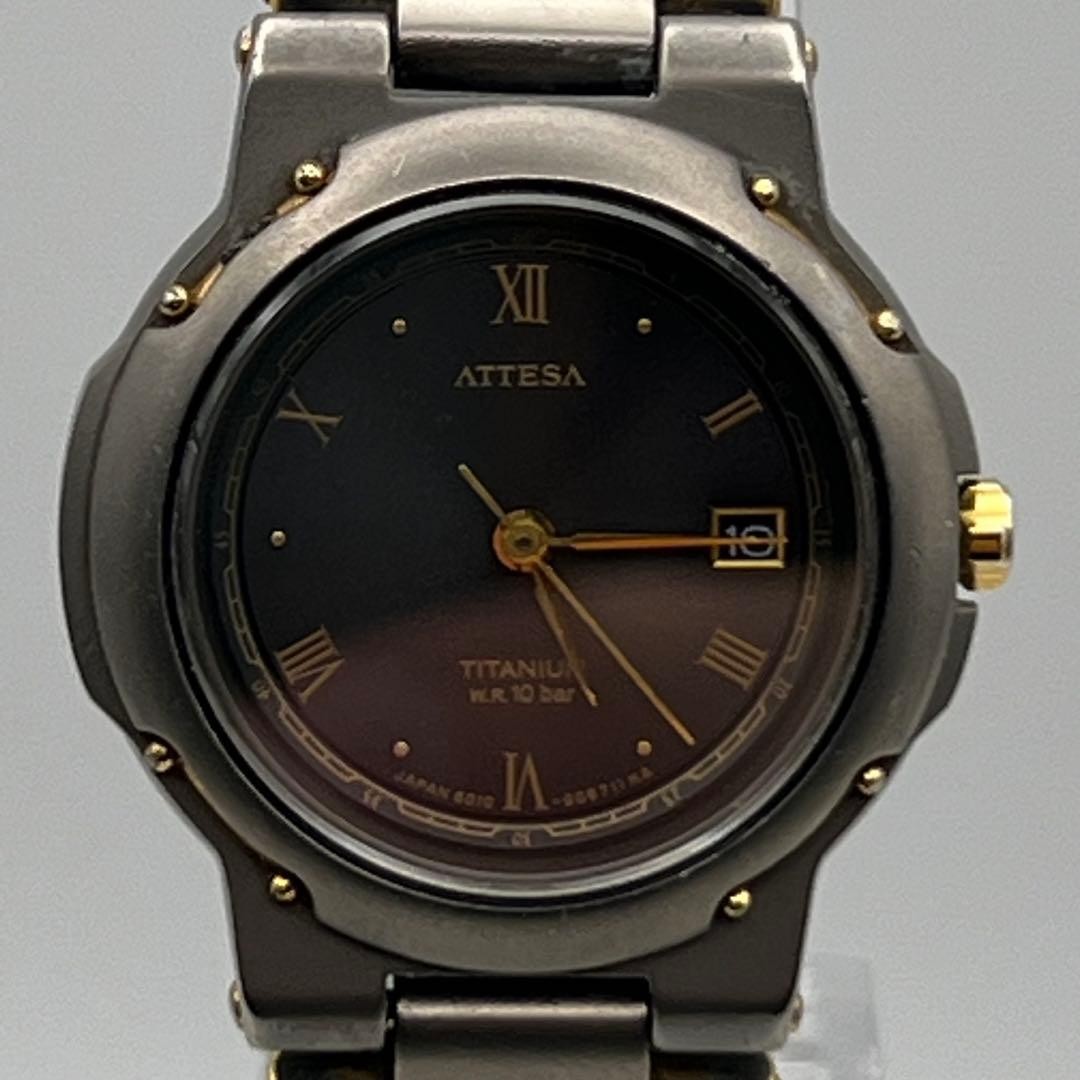 Citizen Attesa Quartz Womens Titanium Dress Watch A49 wrist 16.0cm/6.3in