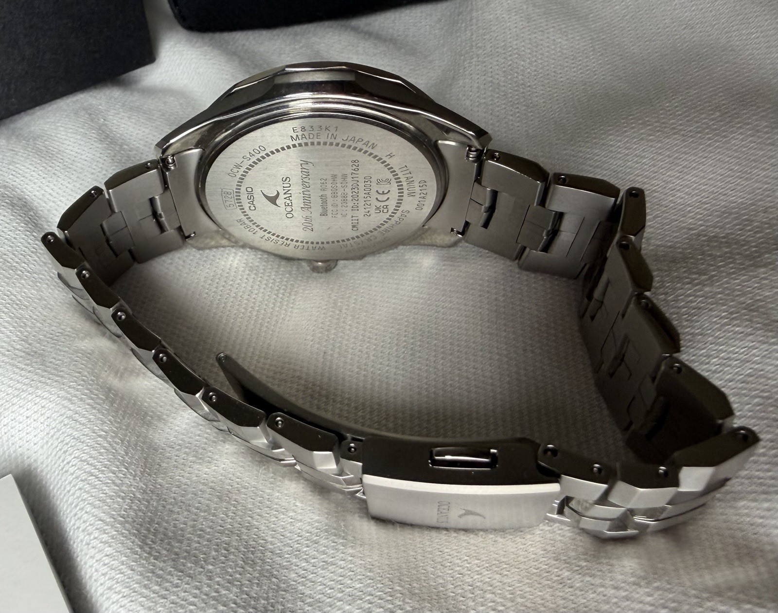 Casio Oceanus OCW-S400SG-2AJR 20th Anniversary Watch Blue