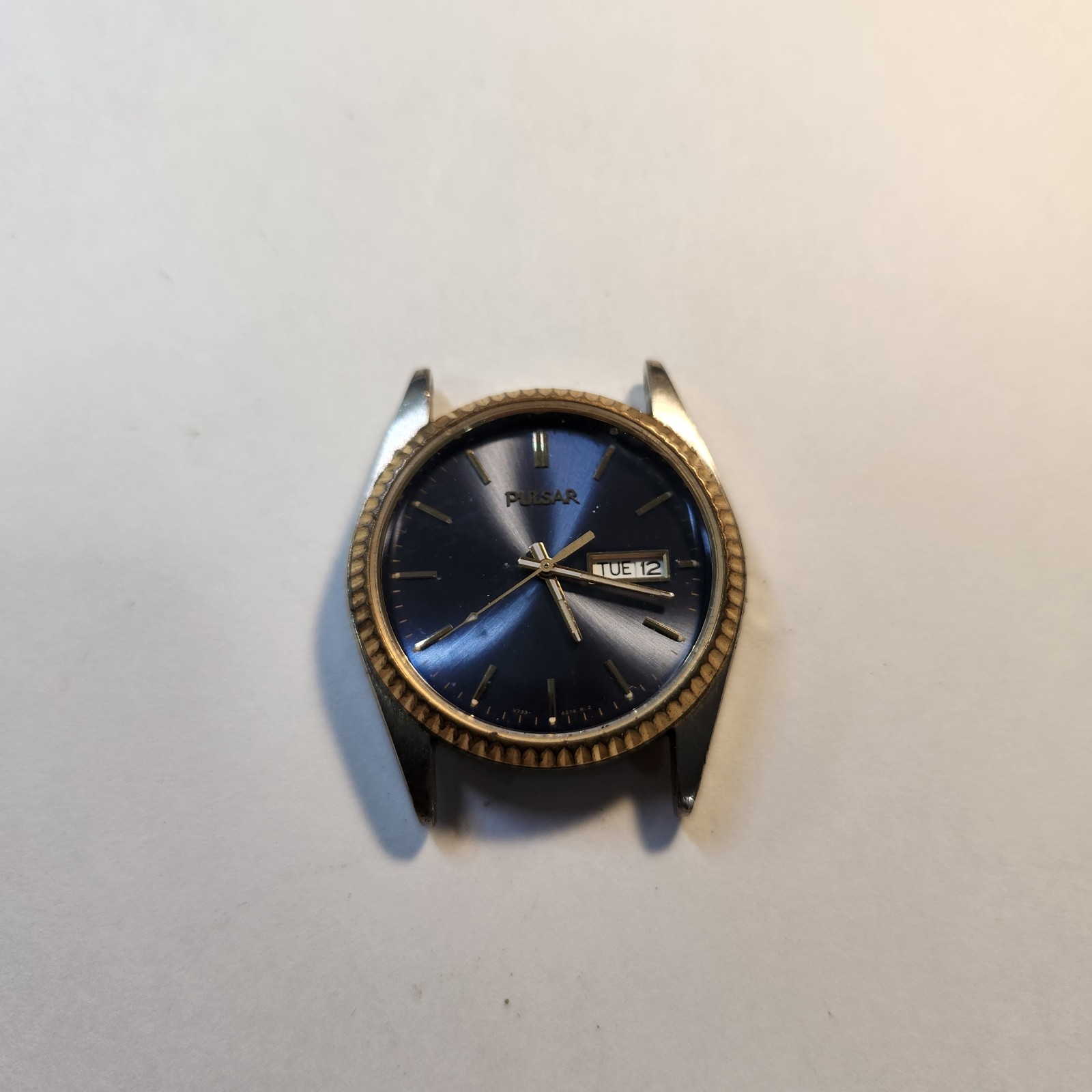 Pulsar Watch Baby Blue Color Face. As~is Untested