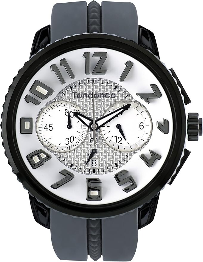 Tendence Gulliver Round – Fiber Watch with White Dial Analogue Display 2046016