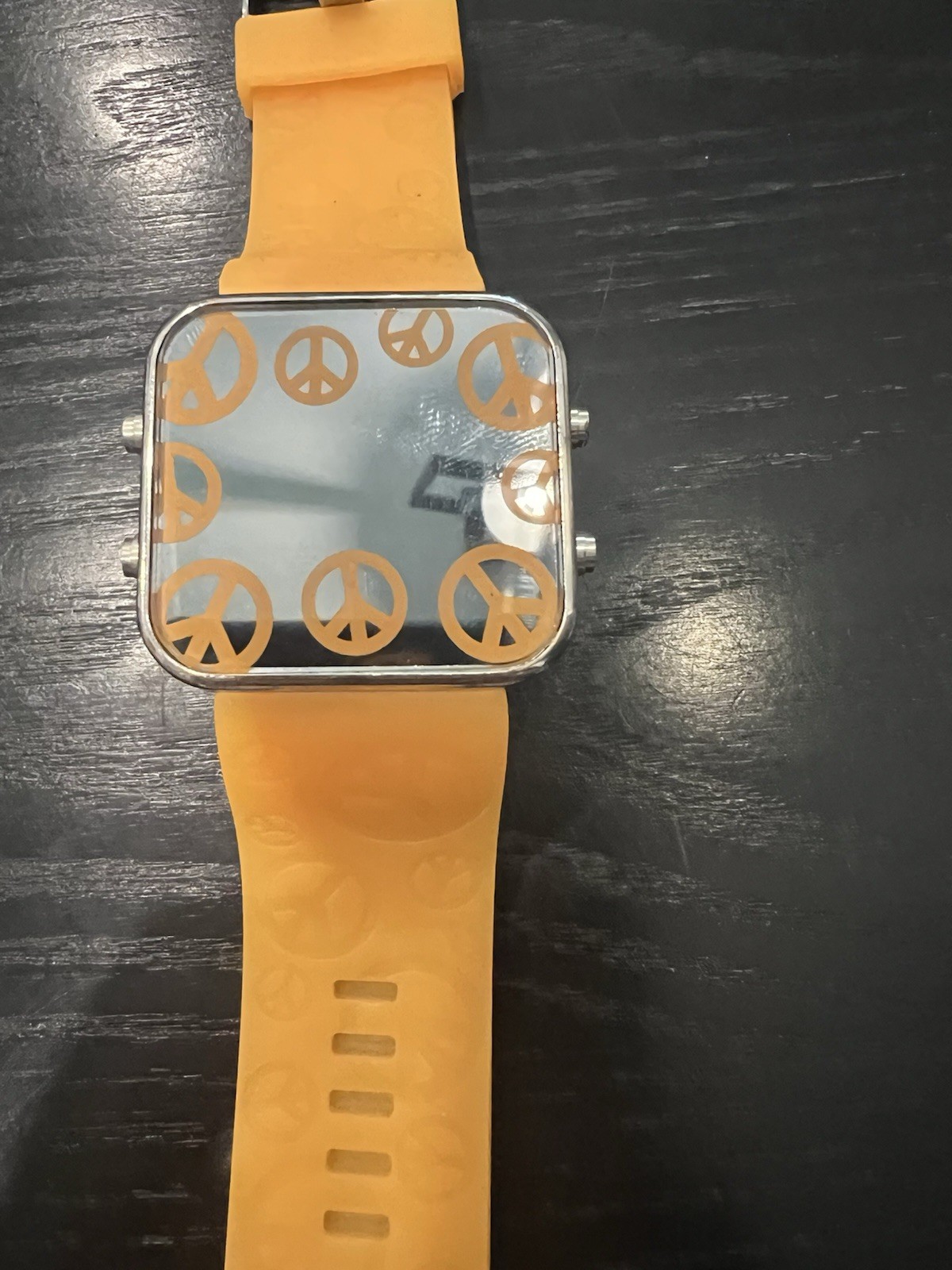 ✌️ Vibrant Peace & Love Digital LED Watch