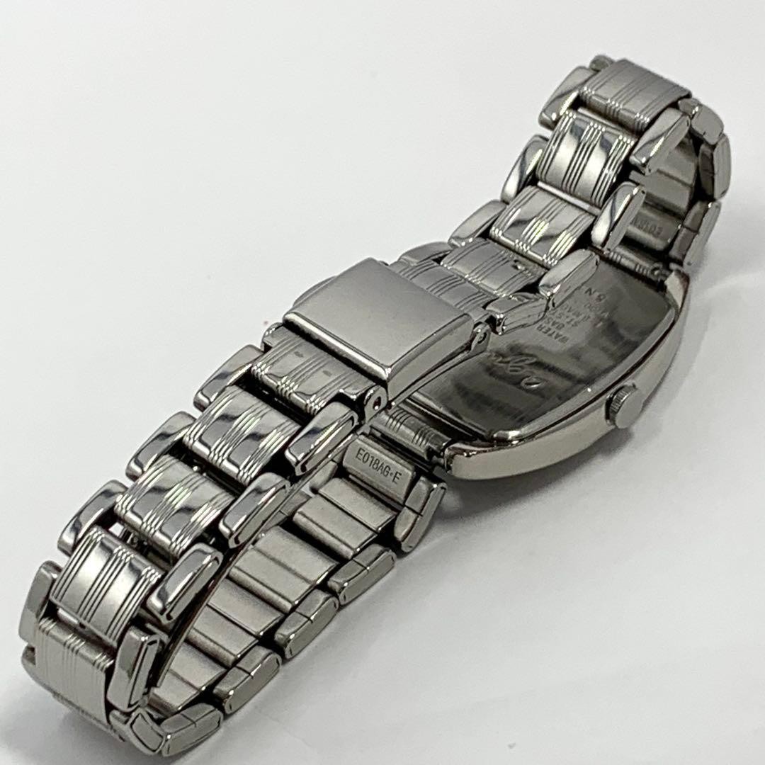 agnes b V7005110 Quartz Watch / Ivory Dial Stainless Steel Band Vintage