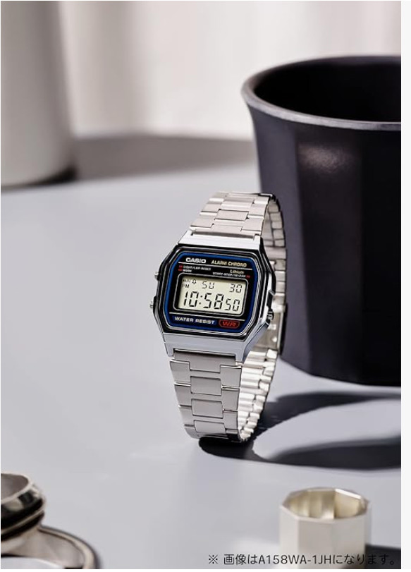 CASIO DIGITAL WATCH A168WA-1A2WJR