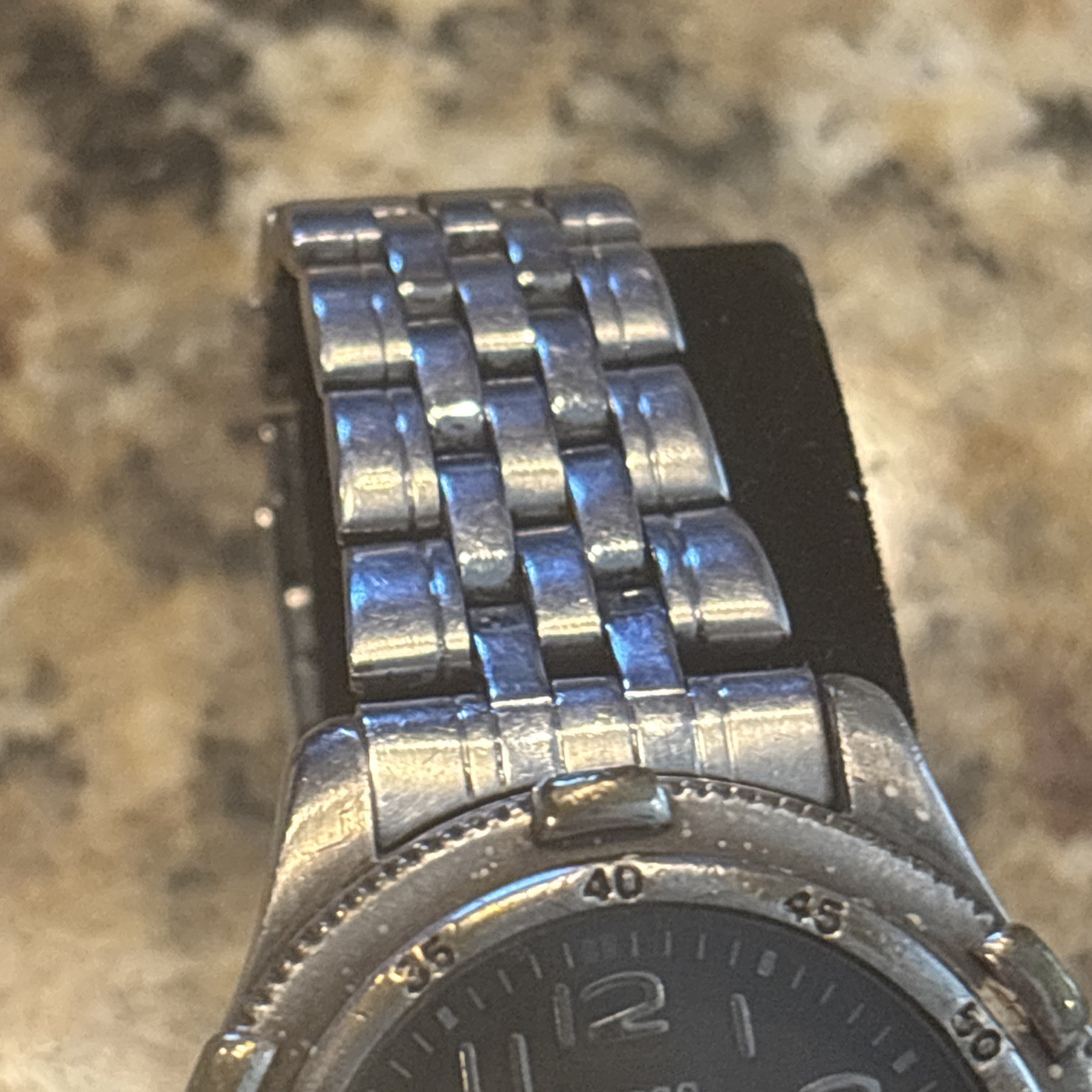 Guess WaterPro Indiglo 50 Meters/165 Feet Quartz Watch Untested & As Is