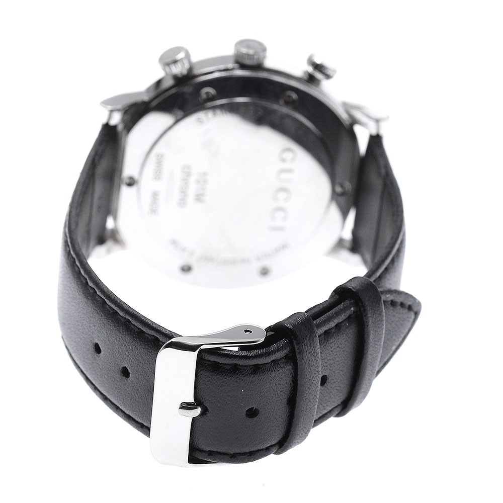 GUCCI G Chrono 101M/YA101344 11P diamond Brown Dial Quartz Men’s Watch_963395