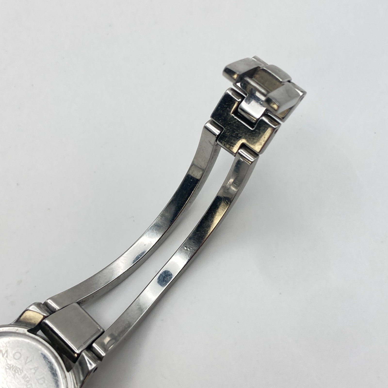 Movado Amorosa Museum Women’s Watch 24mm Silver Tone 84.E4.1842 New Battery 6.5″